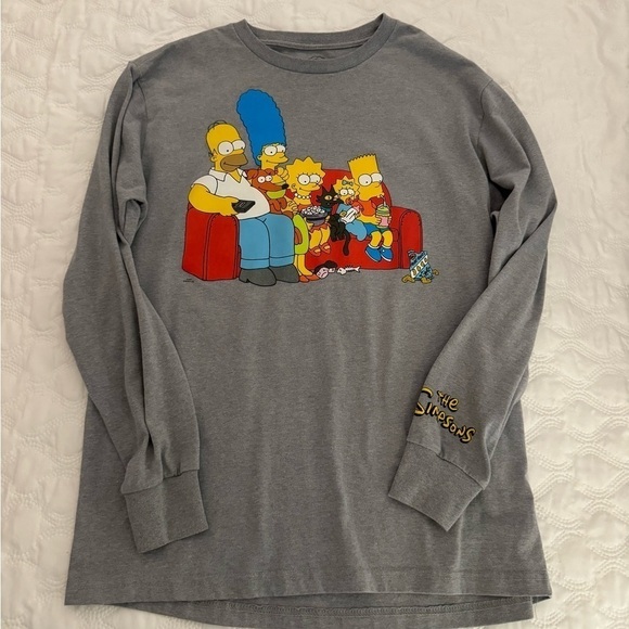 Simpsons Long Sleeve Shirt. Official Simpsons merchandise size M - Picture 1 of 5